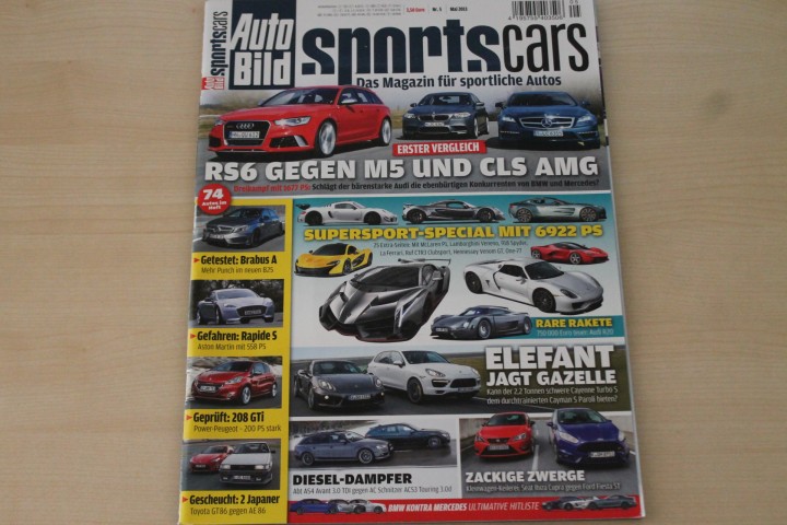 Deckblatt Auto Bild Sportscars (05/2013)